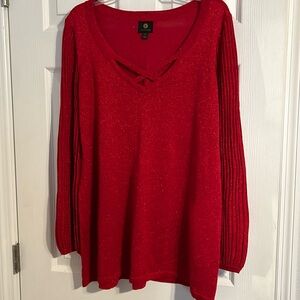 JM Collection Tunic Sweater